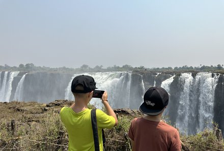 Namibia & Botswana mit Jugendlichen - Namibia & Botswana Family & Teens -Kinder bei den Vic Falls