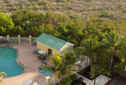 Florida Rundreise mit Kindern - Residence Inn Fort Myers Sanibel Ansicht von oben