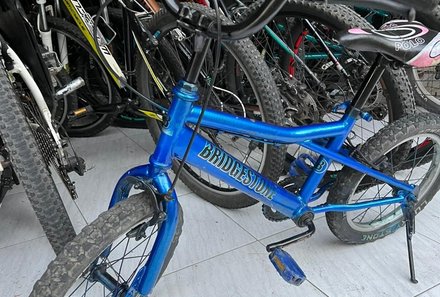Bali mit Kindern - Bali for family - Fahrrad für Fahrradfahrt