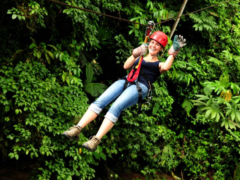 Costa Rica mit Kindern - Canopy im Regenwald