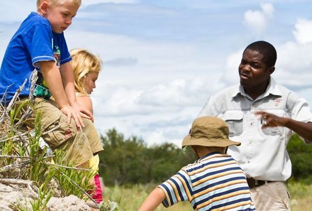 Familienreise Namibia - Namibia for family - Kinder mit Guide