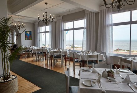 Südafrika mit Kindern - Garden Route for family - Hermanus - Windsor Hotel Apartments - Restaurant