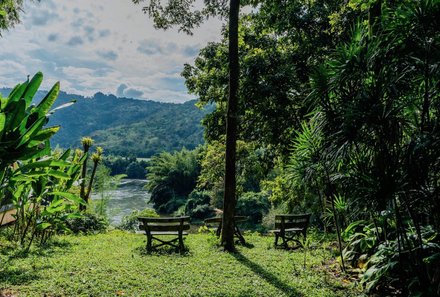 Thailand mit Jugendlichen - Thailand Family & Teens - Home Phutoey River Kwai Ausblick auf die Natur