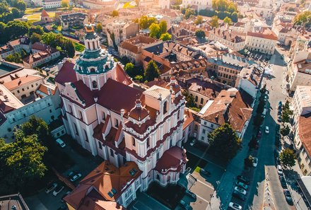 Baltikum for family - Vilnius - Panoramablick von der Stadt