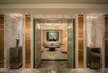 Vietnam Familienreise - Vietnam for family Summer - Le Jardin Hotel Haute Couture - Eingangshalle 