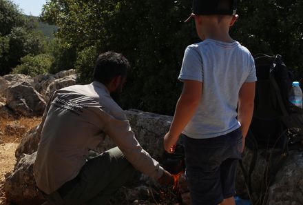 Jordanien Rundreise mit Kindern - Wanderung Aljoun Reservat