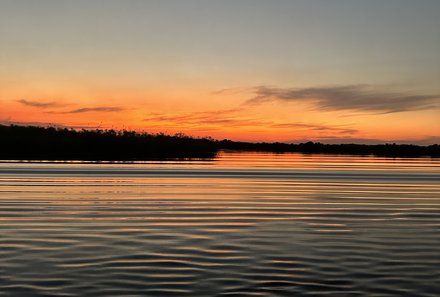 Namibia & Botswana mit Jugendlichen - Namibia & Botswana Family & Teens - Sonnenuntergang am Okavango Fluss