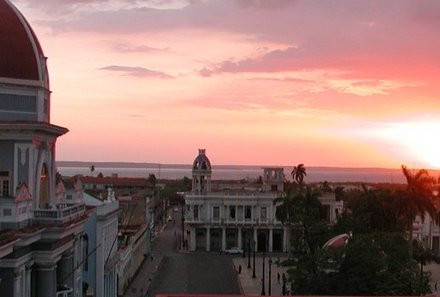 Familienurlaub Kuba - Kuba Casas for family - Sonnenuntergang Cienfuegos
