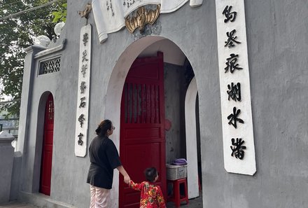 Laos und Vietnam Familienreise - Laos und Vietnam Reise mit Kindern - Familie in Hanoi