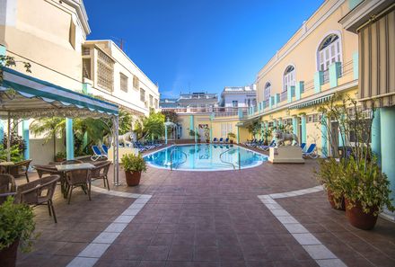 Kuba mit Kindern - Kuba for family - Hotel Union Innenhof Pool