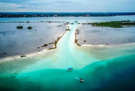 Mexiko Familienreise - Bacalar - Lagune der 7 Farben