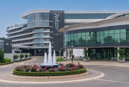 Südafrika Familienreise - Südafrika for family - Johannesburg - Radisson Hotel & Convention Centre - Außenansicht