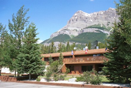 Westkanada for family - Familienurlaub Kanada - The Crossing Resort Bergblick