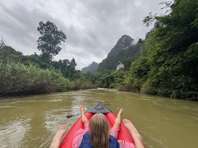 Thailand Familienreise mit Kindern - Thailand Gruppenreise - Kajak fahren