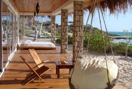 Madagaskar Familienreise - Madagaskar Family & Teens - Ankasy Lodge Terrasse