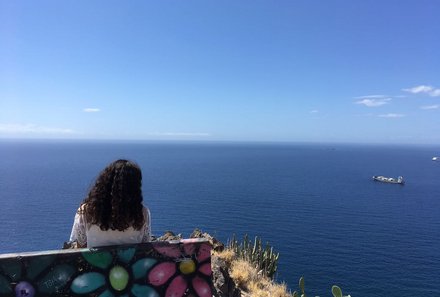 Kanaren mit Kindern - Teneriffa mit Kindern - Blick aufs Meer Richtung Teresitas