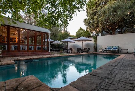 Familienreise Garden Route - Familiensafari zum Bestpreis - Evergreen Lodge - Pool