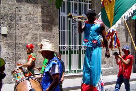 Kuba mit Kindern - Musiker in Havanna