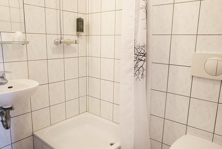Familienreise Island -  Island for family - Reykjavik - Fosshotel Baron - Badezimmer