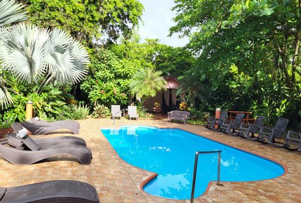 Costa Rica Familienreise - Costa Rica for family individuell - Puerto Viejo de Sarapiqui - Ara Ambigua Lodge - Pool