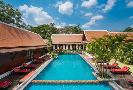 Thailand Family & Teens - Legendha Sukhothai Resort - Außenansicht vom Pool