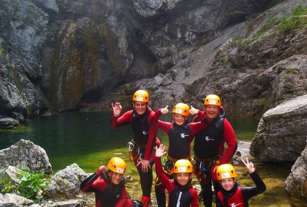 Deutschland Familienreise - Deutschland Camping for family - Canyoning