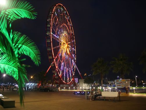 Georgien Familienurlaub - Batumi am Abend