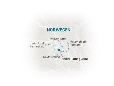Norwegen Family & Teens Karte 2022