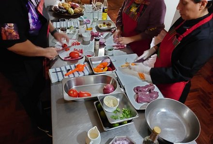 Peru Familienreise - Peru Family & Teens - Kochkurs in Lima - Vorbereitungen