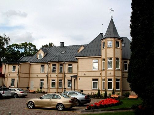 Lettland Familienurlaub - Dzintars Hotel Außenansicht