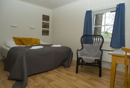 Schweden Familienurlaub - Schweden for family Komfort - Granö - Granö Beckasin Lodge - Zimmer