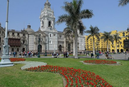 Familienreise Peru - Peru Teens on Tour - Lima Hauptplatz