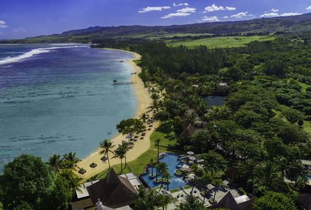 Südafrika Familienreise - Garden Route for family - Mauritius Verlängerung - Shanti Maurice Resort & Spa - Außenansicht