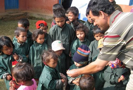 Nepal mit Kindern - Besondere an Nepal mit Kindern - einheimische Kinder
