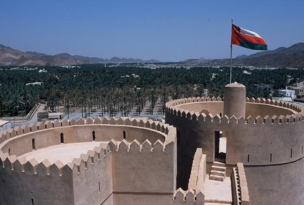 Oman mit Kindern individuell - Oman for family individuell Familienabenteuer Wüste & Berge -Fort von Nizwa