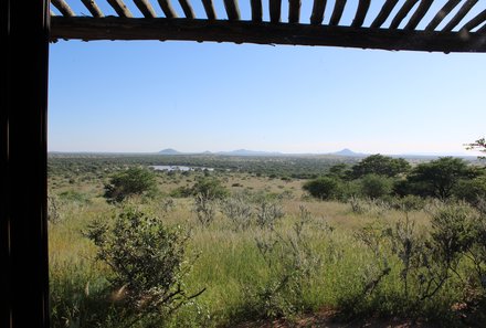 Namibia Familienurlaub - Namibia Family & Teens - Otjiwa Safari Lodge - Ausblick auf Natur