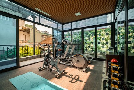 Vietnam for family individuell - Soleil Boutique Hotel - Fitnessraum