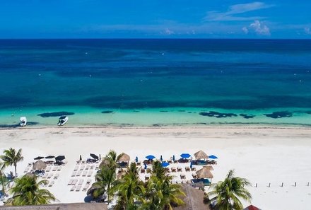 Mexiko Familienreise - Mexiko for family - Puerto Morelos - Hotel Ojo de Agua - Freizeit am Strand