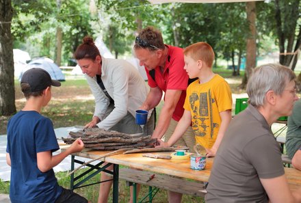 Familienreise Frankreich - Frankreich for family im Kanu - Kinder und Erwachsene
