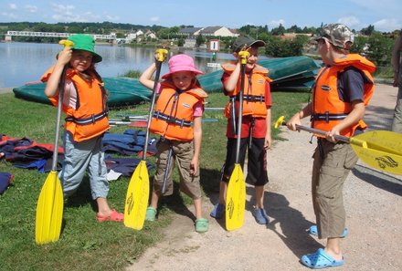 Familienreise Frankreich - Frankreich for family - Kanufahren