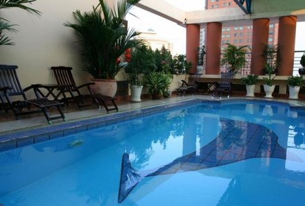 Vietnam for family individuell - Huong Sen Hotel - Pool