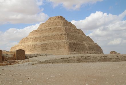 Familienreise Ägypten - Ägypten for family - Besichtigung der Pyramide von Sakkara