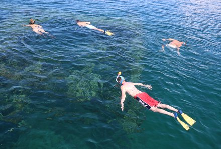Dominikanische Republik mit Kindern - Dom Rep Familienreise - Cayo Arena - Schnorcheln im Meer