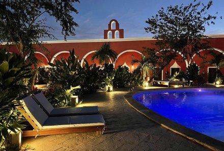 Mexiko Familienreise - Mexiko for family - Hacienda Maria Elena - Pool