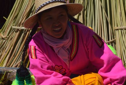 Peru Familienreise - Peru Teens on Tour - Einheimische Frau