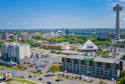 Ostkanada for family - Ostkanada Familienreise mit Kindern - Wyndham Garden Niagara Falls Fallsview - Umgebung