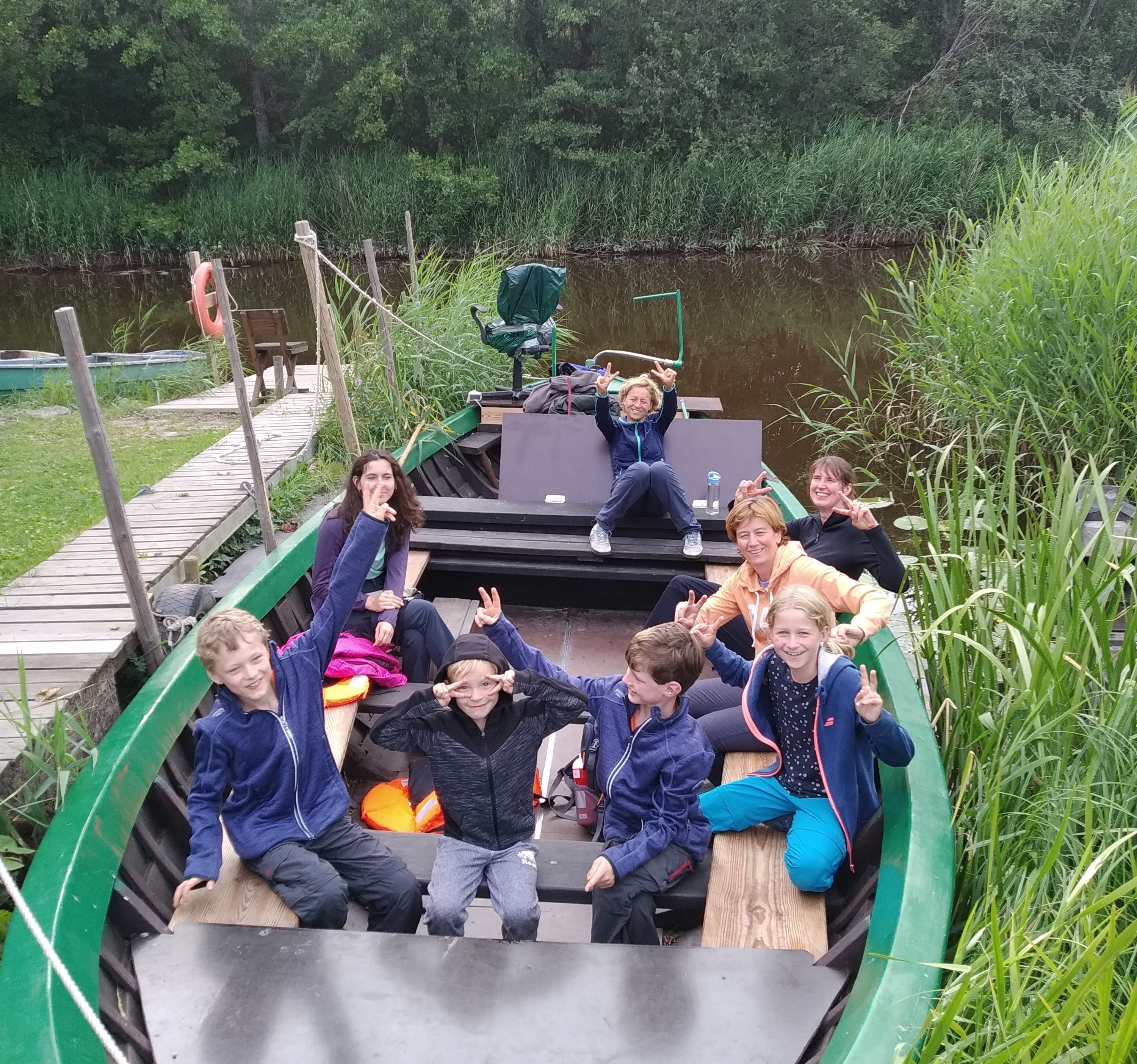 Estland mit Kindern - Bootsfahrt im Matsalu Nationalpark