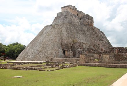 Mexiko mit Kindern - Maya Pyramide