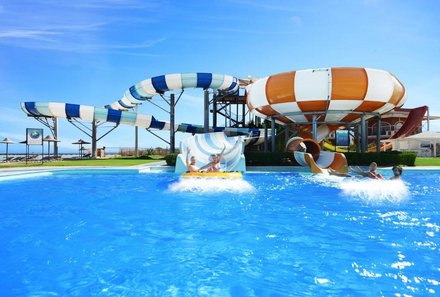 Ägypten Familienreise Verlängerung - Hurghada - Jaz Aquamarine Resort - Rutschen
