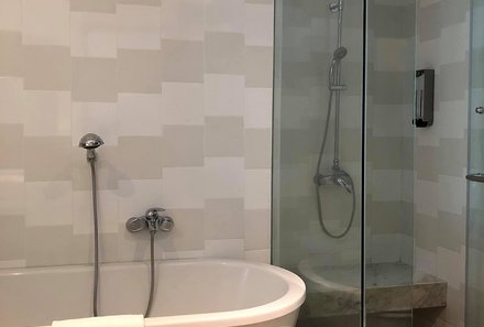 Thailand Familienreise mit Kindern - Thailand for family individuell - Loligo Resort Hua Hin - Badewanne